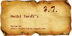 Heibl Teréz névjegykártya